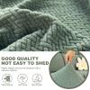 ShowyLive 2025 New Wear-Resistant Universal Sofa Cover, Stretch Couch Cushion Slipcovers Replacement, Anti-Slip L Shape Sofa Covers, Chaise Lounge Sofa Slipcover (Weave Green,Large Single Seat Cover) view 3