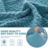 2025 New Wear-Resistant Universal Sofa Cover, Stretch Couch Cushion Slipcovers Replacement, Anti-Slip L Shape Sofa Covers, Chaise Lounge Sofa Slipcover (Weave Sea Blue,Large Triple Seat Cover) view 3