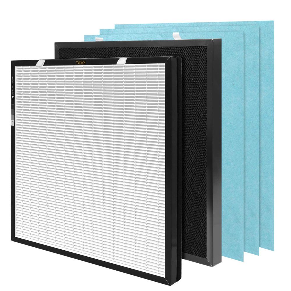 Breabetter 1-Set RFM80 Replacement Filter Compatible with Max Purifier (Model OVHM80), 1Filter, 1Activated Carbon Filter and 3Pre-Filters