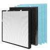 Breabetter 1-Set RFM80 Replacement Filter Compatible with Max Purifier (Model OVHM80), 1Filter, 1Activated Carbon Filter and 3Pre-Filters view 1