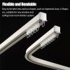 ZAQYCM Recessed Flexible Ceiling Curtain Track Room Divider, Metal Aluminum Curved Drapery Rod for Heavy Curtains/French Doors/Grommet Drapes/Nursery (Size : 9m/29.5ft) view 3