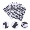 Housoutil Busy Sign for Office Door 10 Sheets Adhesive Letter Stickers Letter Decals for Scrapbooking White Mailbox Number Stickers view 4