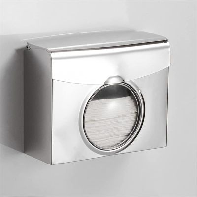 Kitchen Paper Towel Dispenser Wall Mounted Dual Dispensing Paper Towel Holder Stainless Steel Bathroom Toilet Tissue Dispenser (Color : C)