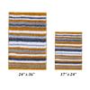 Better Trends Griffie Collection 100% Polyester Tufted Bath Rug, 2 PC Set (17" x 24" | 24" x 36"), Yellow view 3