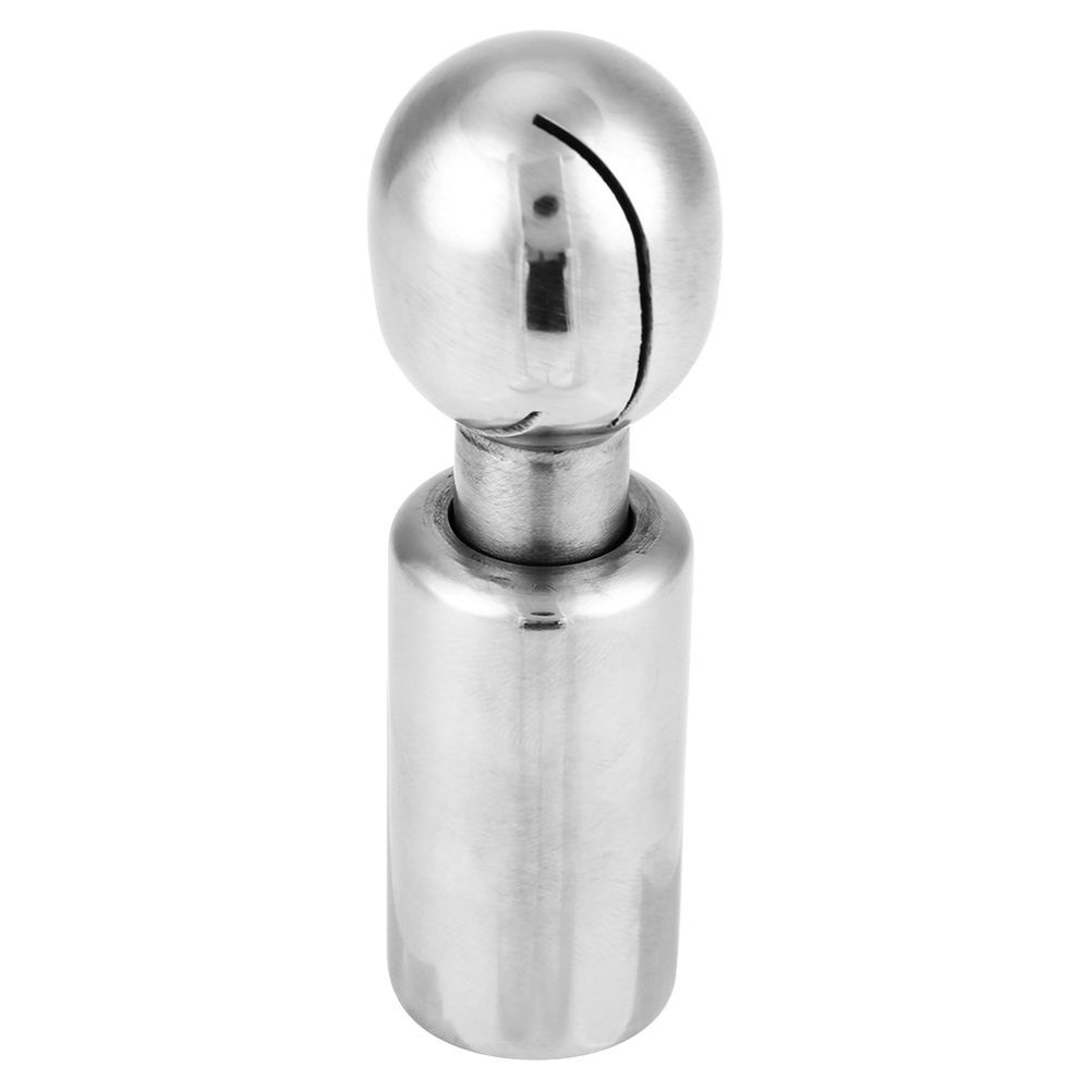 Rotating Spray Ball, G3/8 Inch Stainless Steel Spray Cleaning Ball, 360 Rotatable CIP Cleaning Tool for Cleaning Small and Medium Cleaning Diameter 1m to 6m