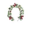 Alipher Christmas Garland Artificial Pine Needle Garland Christmas Decoration Garland Handmade Christmas Teardrop Swag Christmas Wreath for Christmas Decor (Swag) view 1