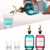 HomeFeel Mouthwash Dispenser for Bathroom, 12.7 oz, 2 Pack - Glass Mouthwash Bottle with 304 Stainless Steel Spout & Minimalist Labels, Style Mouthwash Container, Gold view 4