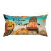 Beach House Decor Lumbar Throw Pillow Covers 12x24 Farmhouse Rectangle Welcome Fall Beach Theme Autumn Harvest Pumpkin Sunflower Cushion Covers Canvas Pillow Case Fall Decor for Couch Sofa view 1