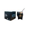 MATE PAMPA AFA XL CON BOMBILLA ACERO INOXIDABLE OFICIAL ARGENTINA MESSI NEGRO view 1