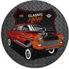 Lifted Orange Hotrod Novelty Round Coasters Set of 4 view 1