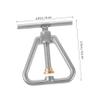 2Pcs Stainless Steel Nutcracker Sheller - Heavy Duty Walnut, Pecan, Almond, Macadamia Nut Cracker with 3.5In Handle, Compact Design for Easy Nut Cracking view 2
