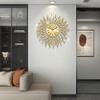 NEOTEND Large Wall Clock for Living Room Decor Gold Modern Silent Kitchen Big Wall Watch Clock for Bedroom Decorative Office Non Ticking Wall Decor 24 Inch view 3