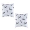 2 Love Print Toddler Travel Pillow Cover 15" x 20" with Zipper Closure Small Rectangle Pillow Case view 1