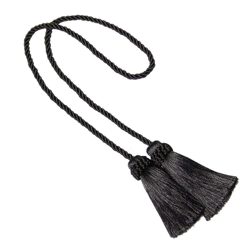 1Pc Golden Tassels Curtain Clamp Tieback Home Decoration Modern Holder Curtains Tie Back Room Accessories Tiebacks,Charcola,2Pcs