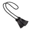 1Pc Golden Tassels Curtain Clamp Tieback Home Decoration Modern Holder Curtains Tie Back Room Accessories Tiebacks,Charcola,2Pcs view 1
