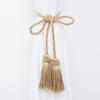 1Pc Golden Tassels Curtain Clamp Tieback Home Decoration Modern Holder Curtains Tie Back Room Accessories Tiebacks,Charcola,2Pcs view 4