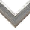 10x15 Frame Grey Real Wood Picture Frame Width 2.75 Inches | Interior Frame Depth 0.5 Inches | Linus Contemporary Photo Frame Complete with UV Acrylic, Foam Board Backing & Hanging Hardware view 2