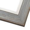 10x15 Frame Grey Real Wood Picture Frame Width 2.75 Inches | Interior Frame Depth 0.5 Inches | Linus Contemporary Photo Frame Complete with UV Acrylic, Foam Board Backing & Hanging Hardware view 3
