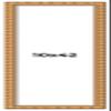 10x42 Frame Gold Real Wood Picture Frame Width 1.5 Inches | Interior Frame Depth 0.5 Inches | Bhutan Bamboo Photo Frame Complete with UV Acrylic, Foam Board Backing & Hanging Hardware view 1