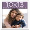 10x13 Frame White Real Wood Picture Frame Width 0.75 Inches | Interior Frame Depth 0.5 Inches | White Mid Century Photo Frame Complete with UV Acrylic, Foam Board Backing & Hanging Hardware view 1