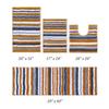Better Trends Griffie Collection 100% Polyester Tufted Bath Rug, 4 PC Set (17" x 24" | 20" x 20" | 20" x 32" | 20" x 60"), Yellow view 2