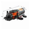 wrtgerht Mini Power Small Pump 12v Marine Water Pump Diaphragm Self Priming Pump Boat Accessories Showers Toilets Water Transfer Motor view 3