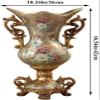 Flower Vase for Home Decor modern Vase Ceramic Vase Flower Pots Plant Container Ceramic Ceramic Vases For Centerpieces Decoration Flower Vase,Table Centerpiece Bedroom Office Hotel Home Decoration Han view 3