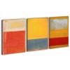 3Pcs Canvas Painting Mark Rothko Posters And Prints Abstract Colorful Stretched Giclee Print On Canvas-Famous Paintings Fine Art Poster-Reproduction Wall Decor Ready to Hang65x98cm26x39inch,framed) view 1
