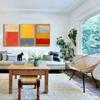3Pcs Canvas Painting Mark Rothko Posters And Prints Abstract Colorful Stretched Giclee Print On Canvas-Famous Paintings Fine Art Poster-Reproduction Wall Decor Ready to Hang65x98cm26x39inch,framed) view 2