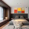 3Pcs Canvas Painting Mark Rothko Posters And Prints Abstract Colorful Stretched Giclee Print On Canvas-Famous Paintings Fine Art Poster-Reproduction Wall Decor Ready to Hang65x98cm26x39inch,framed) view 3