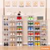 Clemate Upgraded X-Large Shoe Organizer,Shoe Storage Organizer,12 Pack,Shoe Box Clear Plastic Stackable,Drop Front Shoe Box with Clear Door, Shoe Containers For Sneaker Display,Fit up to US Size13 view 2