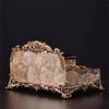 European-style Multi-function Tissue Box Living Room Coffee Table Bedroom Drawing Paper Box American Dining Table Storage Box (Color : A, Size : 27 * 20 * 1 7.5cm) view 4