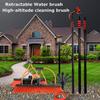 water fed pole kit window cleaning brush outdoor Window Cleaning Brush Equipment Kit, Water/Hose Fed Pole Professional Window Cleaner With Extension Pole,Telescopic Window Washing Equipment view 2