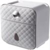 Toilet Tissue Box Tissue Rack Toilet Home Punch-free Wall-mounted Drawer Paper Box Roll Paper Tube (Color : Glacier Grey) view 1