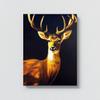 Sense Canvas Deer 8 Canvas Art - Home Decor Wall Art Print Poster Painting Large 30x40 / 1.5" view 4