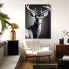 Sense Canvas Deer 5 Canvas Art - Home Decor Wall Art Print Poster Painting Large 30x40 / 1.5" view 3
