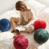 S_SSOY Round Ball Pillow Velvet Spherical Shape Pillow for Sofa Bedroom Rug Fashion Decoration 17.7in, Yellow view 3