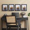 Renditions Gallery Photo Frames 8x10 inch Picture Frame Set of 4 High-end Modern Style, Made of Solid Wood and High Definition Glass Ready for Wall and Tabletop Photo Display, Navy Frame view 3