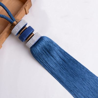 2 Pcs European Crystal Curtain Hanging Ball Curtains Tassels Curtain Tiebacks Bandages Curtain Accessories,2,2 PCS