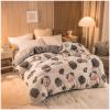 ZTGL Winter Warm Quilt, Thicken Lamb Cashmere Quilts Double-Sided Blanket, Heavy Blankets for Autumn/Winter Double Bed, Soft and Comfortable Fleece Comforter,F,150x200cm(2kg) view 2
