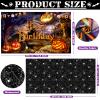 Halloween Birthday Decorations Party Supplies Halloween Themed Party Favors 105 Pcs Including Spider Web, Backdrop, Tablecloth, Cake Toppers, Spider Bat Wall Stickers, Balloons Arch and kit view 3