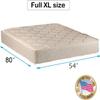 DS Solutions USA Comfort Classic None Flip Gentle Firm Full XL Mattress Only with Mattress Cover Protector view 2