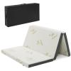 Giantex Folding Mattress Full, 3" Tri-fold Memory Foam Mattress, Foldable Mattress Topper w/Soft Cover, Portable Mattress w/Carrying Bag for RV Guest Bed, CertiPUR-US Certified (Full) view 1