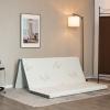 Giantex Folding Mattress Full, 3" Tri-fold Memory Foam Mattress, Foldable Mattress Topper w/Soft Cover, Portable Mattress w/Carrying Bag for RV Guest Bed, CertiPUR-US Certified (Full) view 2