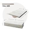 Giantex Folding Mattress Full, 3" Tri-fold Memory Foam Mattress, Foldable Mattress Topper w/Soft Cover, Portable Mattress w/Carrying Bag for RV Guest Bed, CertiPUR-US Certified (Full) view 3