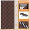 Cold Door Curtain,Magnetic Warmth Retention Screen Door,Thermal Insulated Door Curtain,Loss Reduce Noise,Curtain for Door Window,Doorway Curtains,for Air Conditioner Room,Heater Room, Living Room view 2