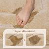 BEQHAUSE Bathroom Rug-Non Slip-Bath Mat-Soft and Absorbent-Shower Mat-Polyester Bath Mats for Bath Machine Washable Bathroom Rugs Beige Bathrooms Rug for Shower Sink Bathtub, 24"x48" view 3