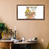 Autumn Farmland Pick Your Own Pumkin Farm Sunflowers Sign, Rustic Wood Framed Wall Hanging Signs Farmhouse Decor, Inspiring Framed Wood Plaque Sign with Quote Wall Art for Kitchen Home Living Room Bed view 2