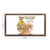 Autumn Farmland Pick Your Own Pumkin Farm Sunflowers Sign, Rustic Wood Framed Wall Hanging Signs Farmhouse Decor, Inspiring Framed Wood Plaque Sign with Quote Wall Art for Kitchen Home Living Room Bed view 3