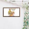 Autumn Farmland Pick Your Own Pumkin Farm Sunflowers Sign, Rustic Wood Framed Wall Hanging Signs Farmhouse Decor, Inspiring Framed Wood Plaque Sign with Quote Wall Art for Kitchen Home Living Room Bed view 4